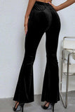 High Waist Flare Leg Pants - Trendsi - Flyclothing LLC