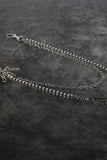 Double-Layered Cross Waist Chain - Trendsi