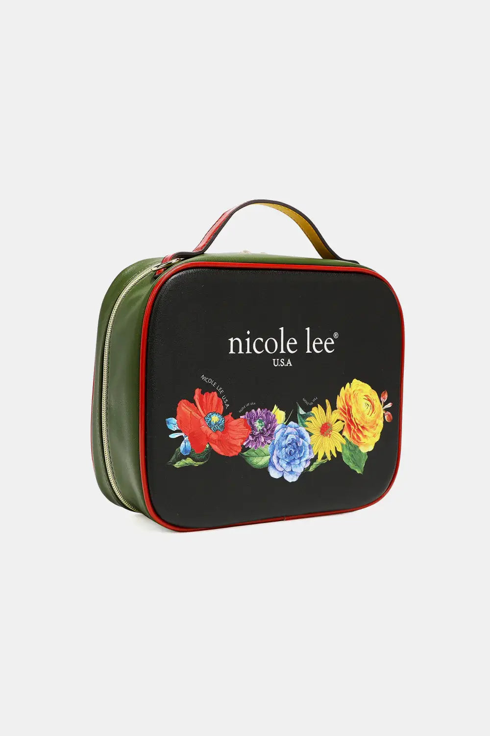 Nicole Lee USA Printed Handbag with Three Pouches - Trendsi - Flyclothing LLC