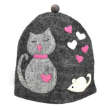 Hand Crafted Felt: Cat Tea Cozy - Global Groove Direct