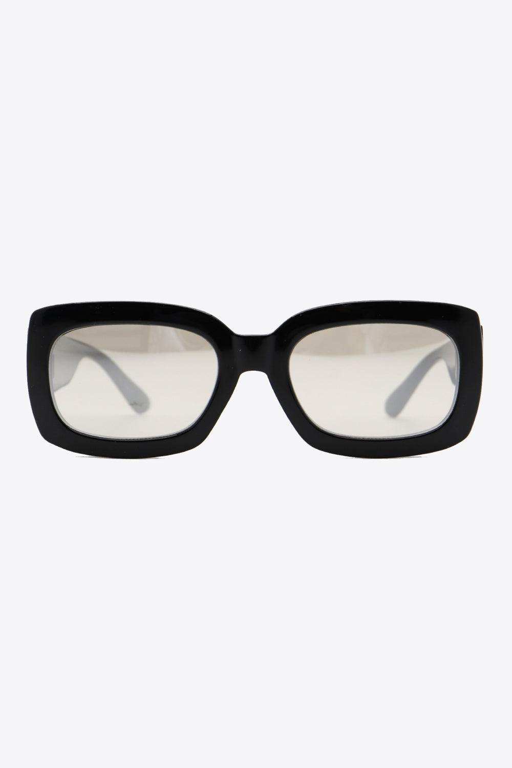 Polycarbonate Frame Rectangle Sunglasses - Trendsi - Flyclothing LLC