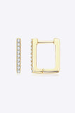 Moissanite Geometric 925 Sterling Silver Earrings - Trendsi - Flyclothing LLC