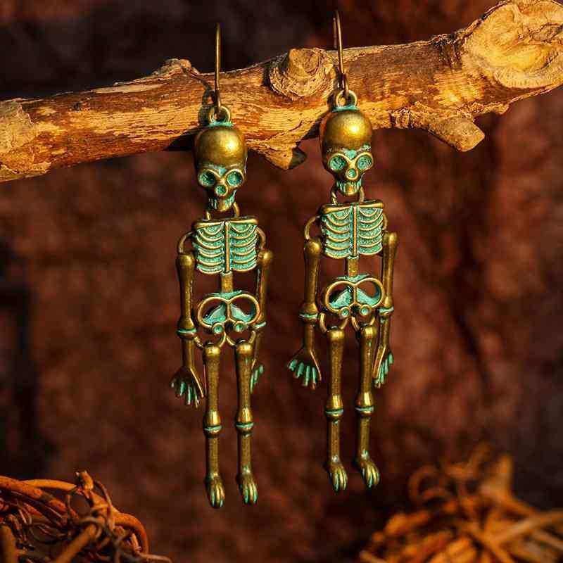 Skeleton Alloy Earrings - Trendsi - Flyclothing LLC