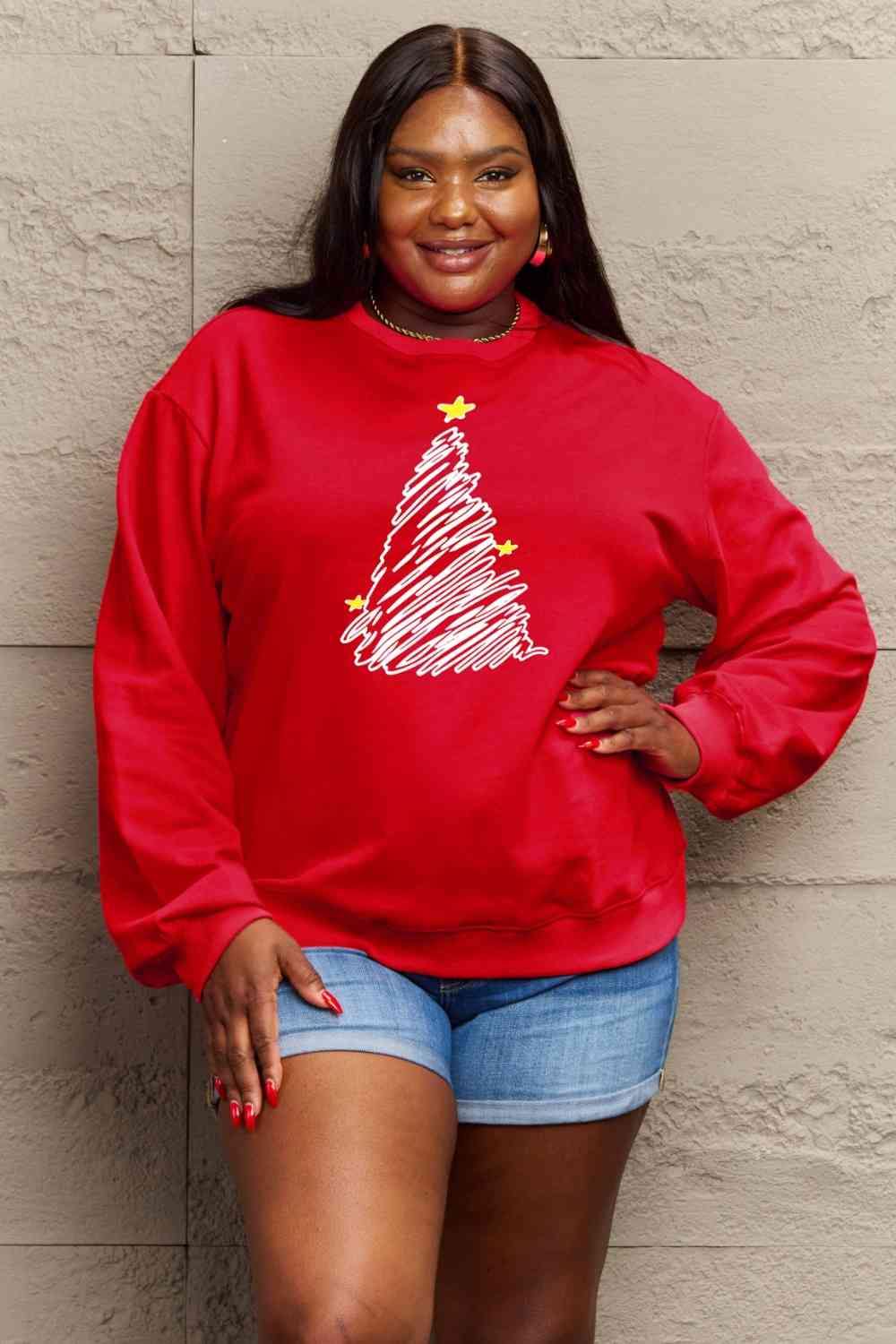 Simply Love Full Size Graphic Sweatshirt - Trendsi
