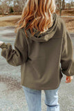 Zip-Up Drawstring Hooded Jacket - Trendsi - Flyclothing LLC