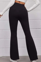 Pull On Flared Pants - Trendsi - Flyclothing LLC