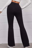 Pull On Flared Pants - Trendsi