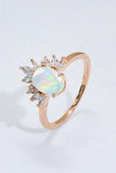 Best Of Me 925 Sterling Silver Opal Ring - Trendsi