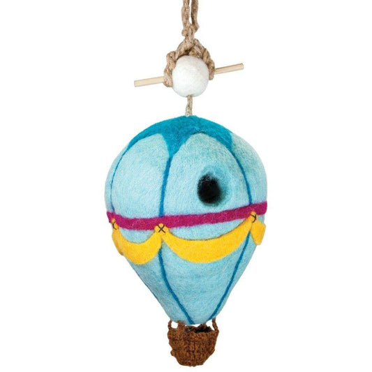 Felt Birdhouse - Hot Air Balloon - Wild Woolies - Wild Woolies