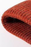 NEWYORK Patch Rib-Knit Cuffed Beanie - Trendsi