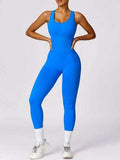 Cutout Racerback Active Jumpsuit - Trendsi - Flyclothing LLC