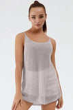 Scoop Neck Spaghetti Strap Knit Cami - Trendsi - Flyclothing LLC