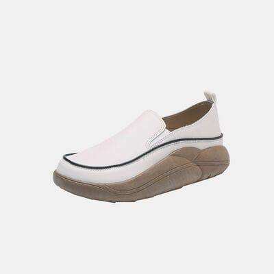 Chunky Slip On Shoes - Trendsi - Flyclothing LLC