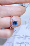 1 Carat Moissanite 925 Sterling Silver Ring - Trendsi