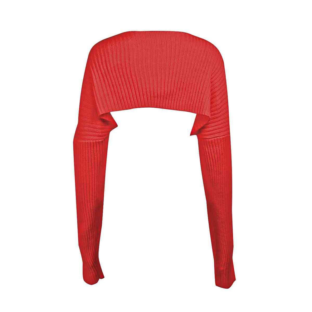 Long Sleeve Knit Bolero - Trendsi - Flyclothing LLC
