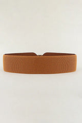 Elastic Wide PU Belt - Trendsi - Flyclothing LLC