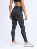 Double Take Wide Waistband Leggings with Pockets - Trendsi
