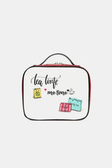 Nicole Lee USA Printed Handbag with Three Pouches - Trendsi - Flyclothing LLC