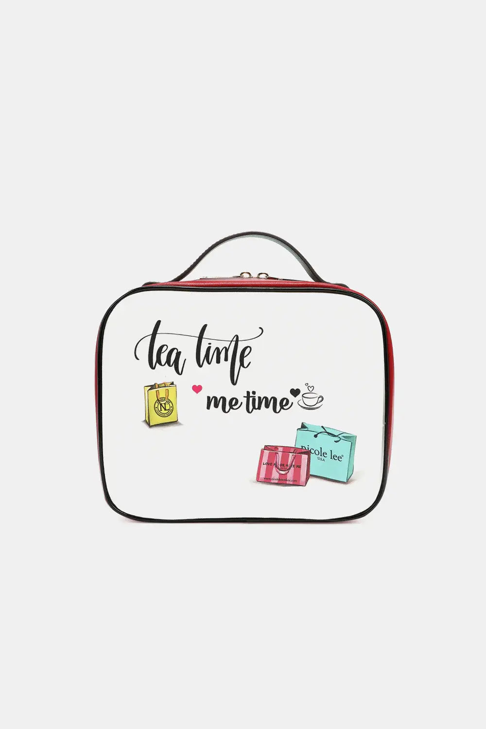 Nicole Lee USA Printed Handbag with Three Pouches - Trendsi - Flyclothing LLC