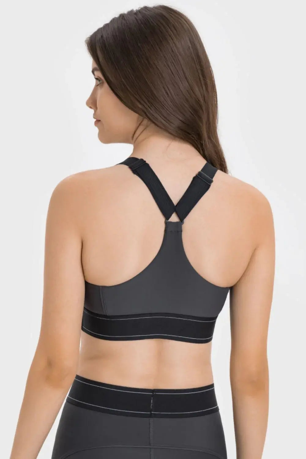 Contrast Sports Bra - Trendsi - Flyclothing LLC