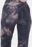 Leggings Depot Tie-Dye High Waist Cropped Leggings - Trendsi - Flyclothing LLC