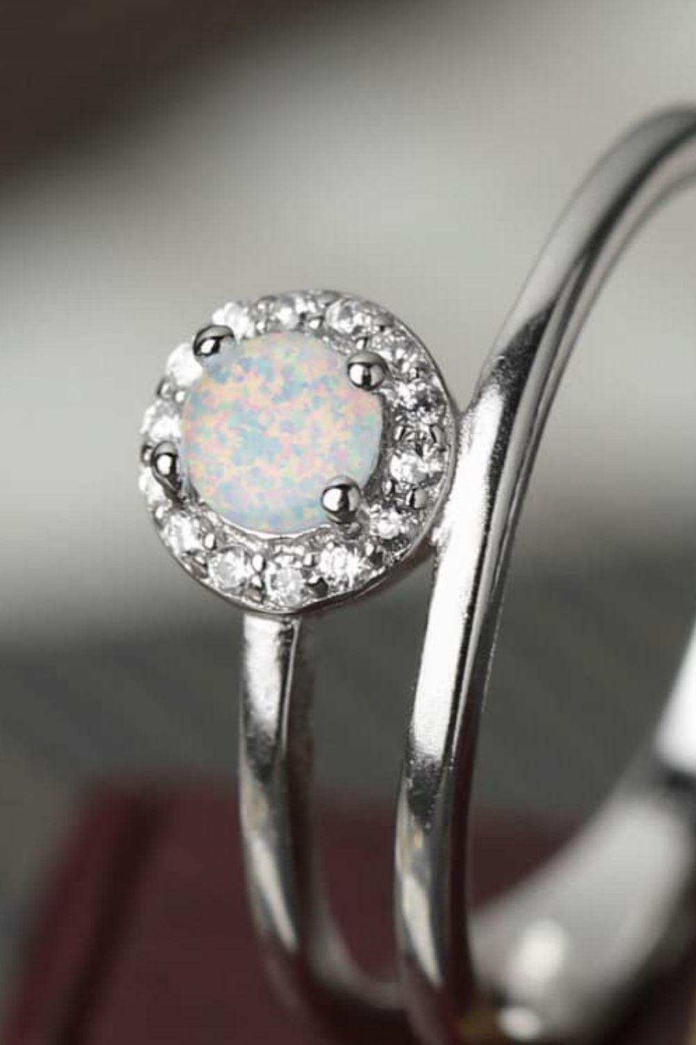 Opal Bypass Ring - Trendsi - Flyclothing LLC