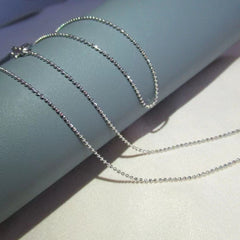 Platinum-Plated Copper Necklace