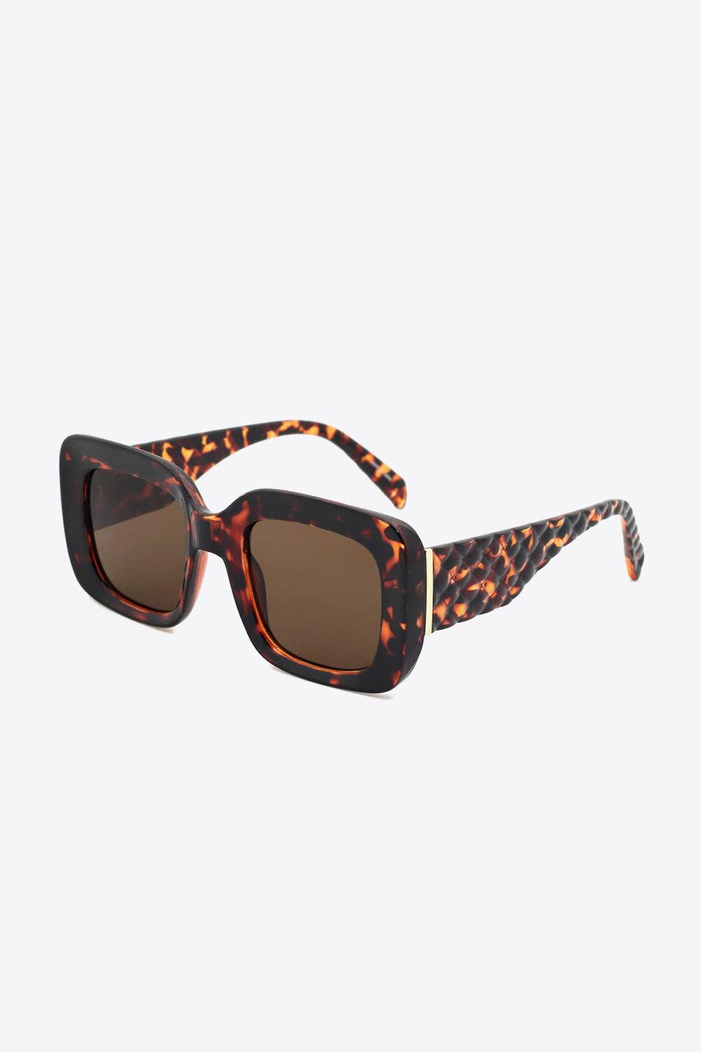 Square Polycarbonate UV400 Sunglasses - Trendsi