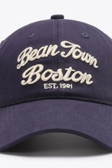 Embroidered Graphic Adjustable Baseball Cap - Trendsi - Flyclothing LLC