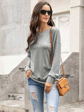 Quarter Button Dropped Shoulder Blouse - Trendsi - Flyclothing LLC