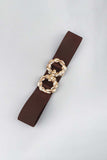 Zinc Alloy Buckle Elastic Belt - Trendsi - Flyclothing LLC