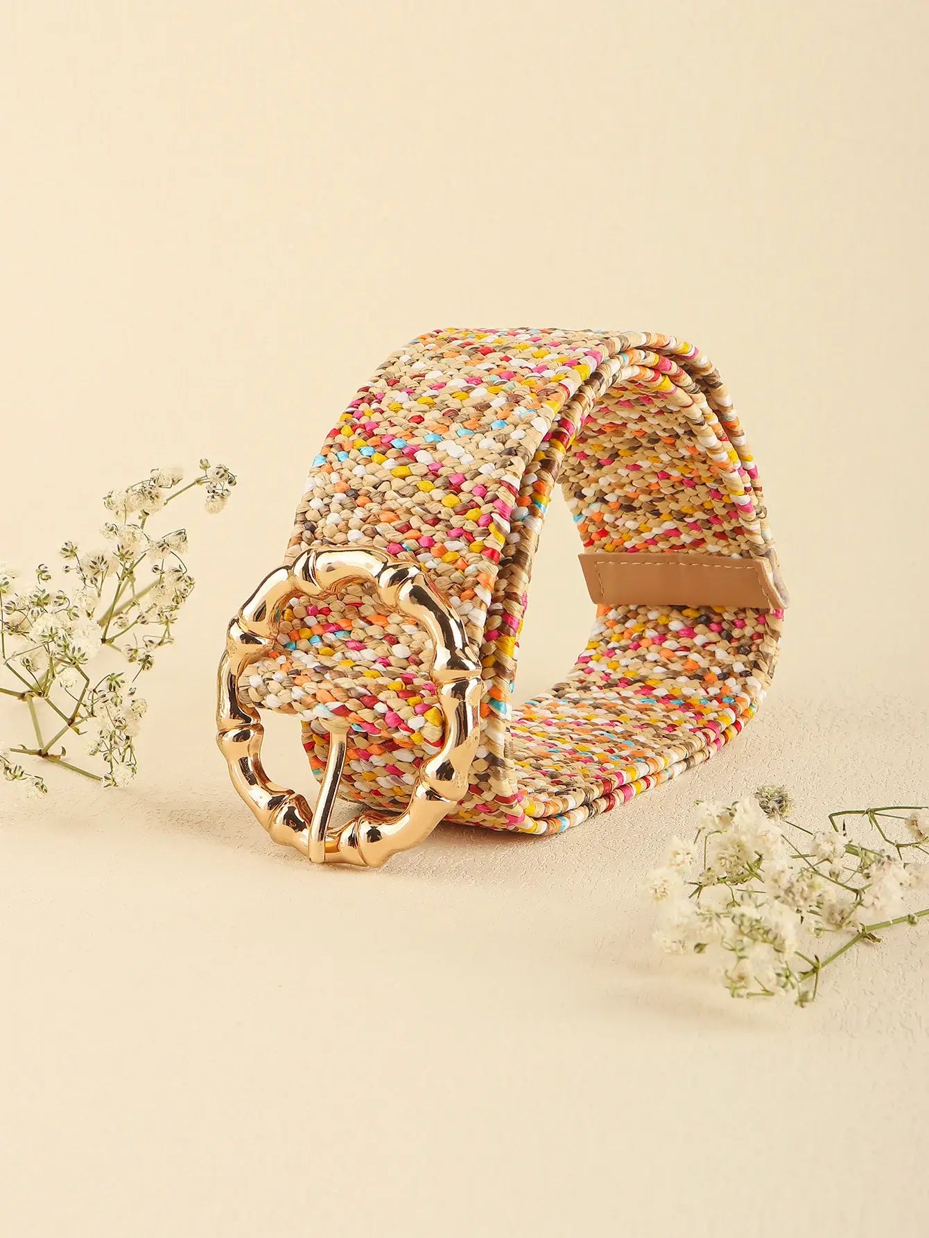 Multicolored Wide Belt - Trendsi - Flyclothing LLC