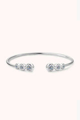 1.8 Carat Moissanite 925 Sterling Silver Bracelet - Trendsi