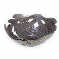 Decorative Drum Art Bowl or Votive, Fruit on Vine - Haitian Artisans