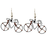 Wire Bicycle Earrings - Creative Alternatives - Creative Alternatives