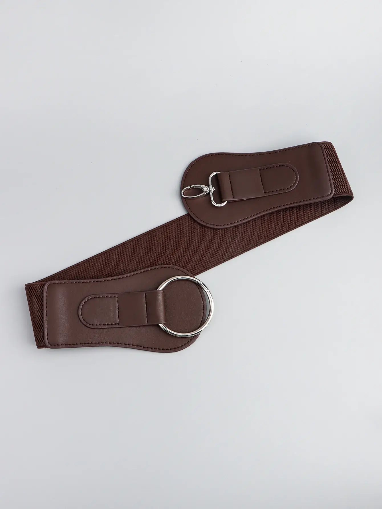 PU Elastic Wide Belt - Trendsi - Flyclothing LLC
