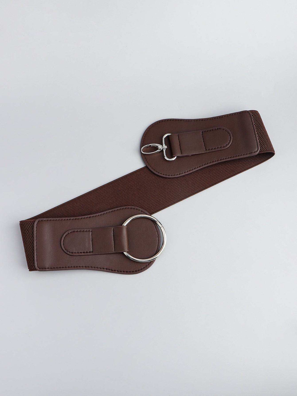PU Elastic Wide Belt - Trendsi - Flyclothing LLC