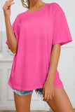 SUN SHINE ON MY MIND Round Neck T-Shirt - Trendsi - Flyclothing LLC
