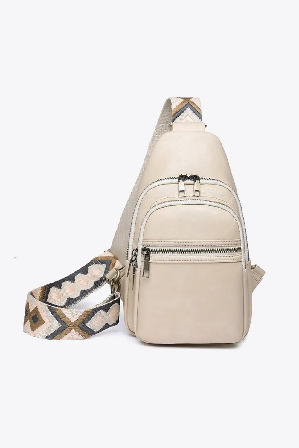 It's Your Time PU Leather Sling Bag - Trendsi - Flyclothing LLC