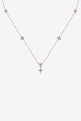 Moissanite 925 Sterling Silver Necklace - Flyclothing LLC