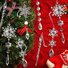 10-Piece Acrylic Icicle Ornaments - Trendsi