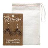 Wire Bicycle Earrings - Creative Alternatives - Creative Alternatives - Flyclothing LLC