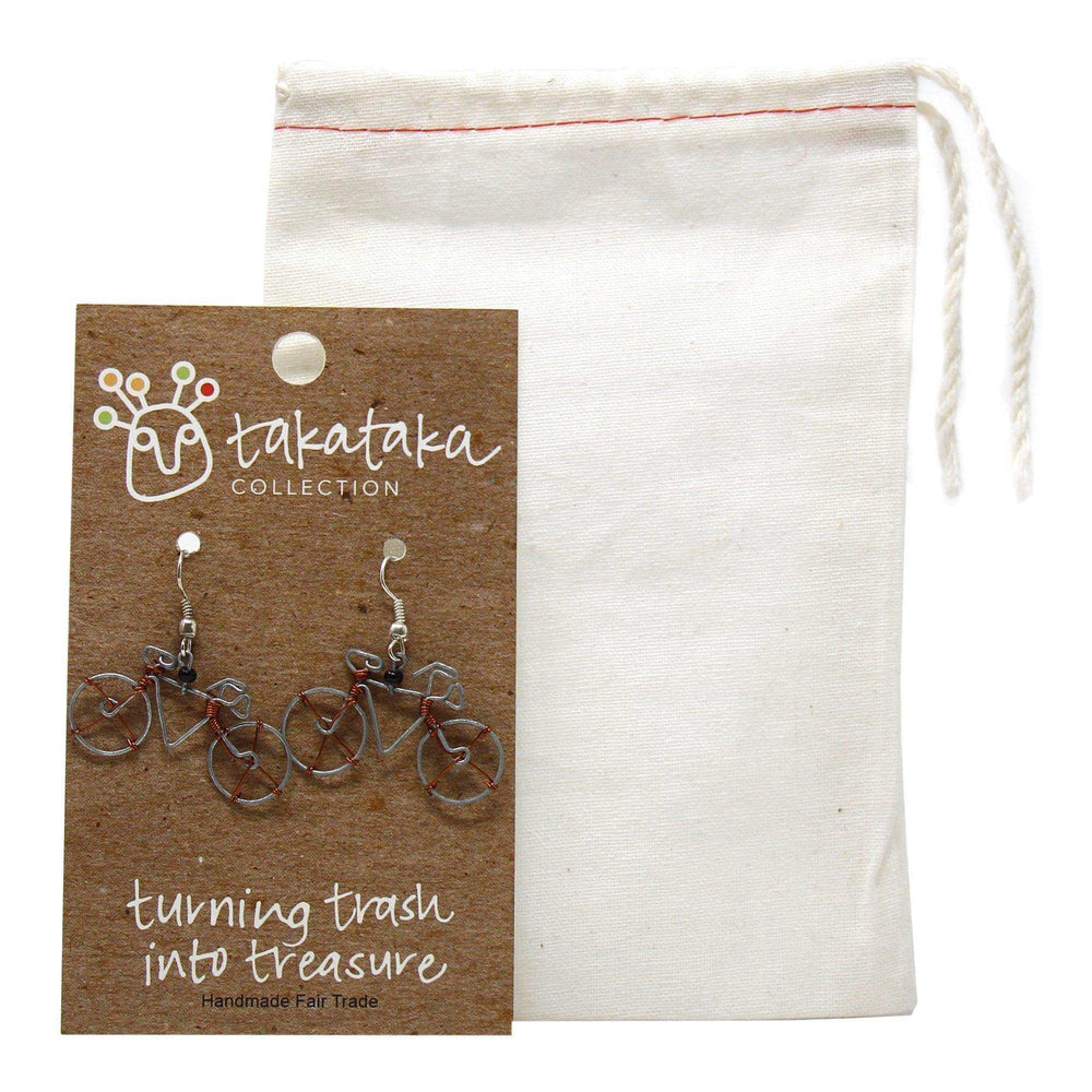 Wire Bicycle Earrings - Creative Alternatives - Creative Alternatives - Flyclothing LLC