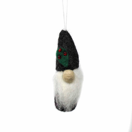 Christmas Gnome Felt Ornaments, Set of 3 - Global Groove Direct