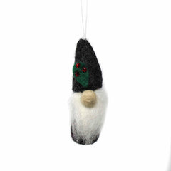 Christmas Gnome Felt Ornaments, Set of 3 - Global Groove Direct