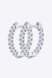 Moissanite 925 Sterling Silver Earrings - Trendsi - Flyclothing LLC