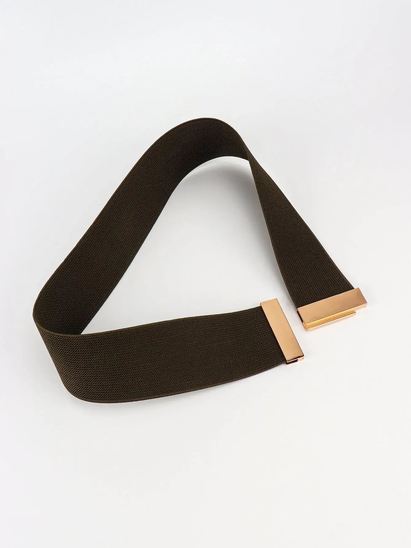 Alloy Buckle Elastic Belt - Trendsi - Flyclothing LLC
