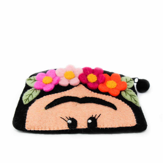 Hand Crafted Felt: Frida Pouch - Global Groove Direct