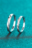 Minimalist 925 Sterling Silver Rhodium-Plated Ring - Trendsi