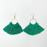 Fringe Detail Dangle Earrings - Trendsi - Flyclothing LLC